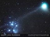 Comet and Pleiades Thumbnail
